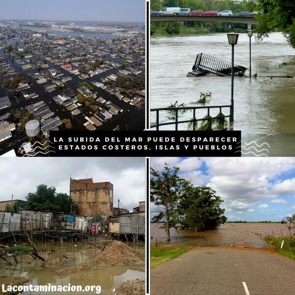 países amenazados por el aumento del nive del mar