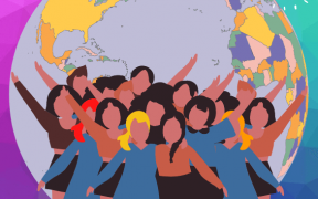 mujeres cuidando el planeta
