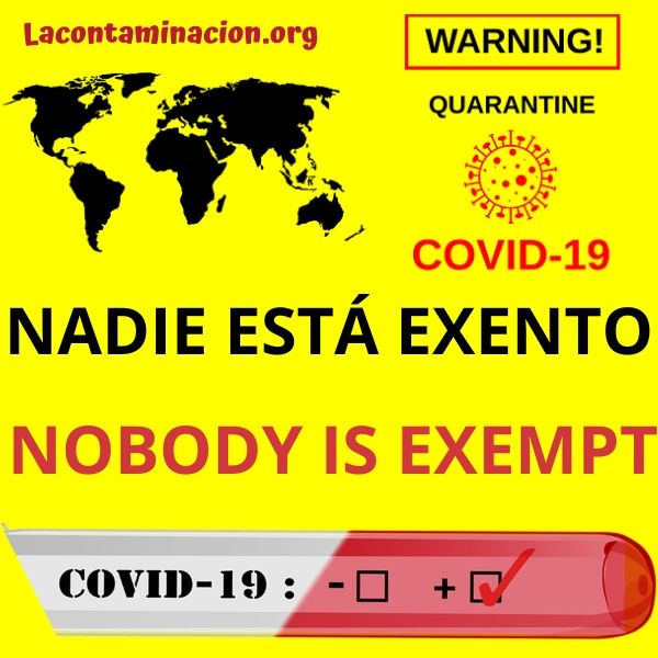nadie está exento de coronavirus