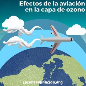 efecto de los aviones en la capa de ozono
