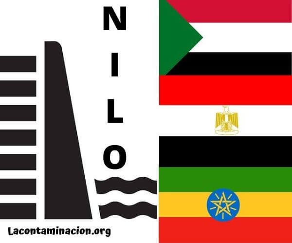presas y la contaminación en el Nilo