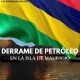 derrame de petróleo en Isla Mauricio