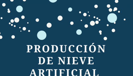producción de nieve artificial