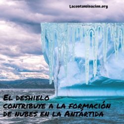 El deshielo contribuye a la formación de nubes en la Antártida