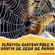 crean plástico sustentable a partir de seda de araña
