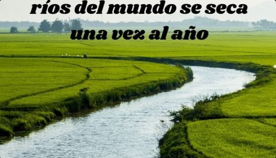 Más de la mitad de los ríos del mundo se seca una vez al año